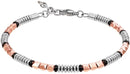 Bracciale da Uomo Zancan in Acciaio con Maglie Geometriche – Hiteck – UHB087