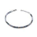 Bracciale Zancan da uomo in acciaio silver nero e rose – Hiteck – UHB088